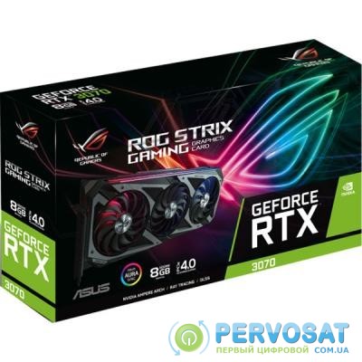 Видеокарта ASUS GeForce RTX3070 8Gb ROG STRIX OC GAMING (ROG-STRIX-RTX3070-O8G-GAMING)