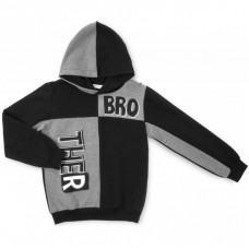 Кофта Breeze з капюшоном (13814-128B-black) Кофта Breeze з капюшоном (13814-128B-black)