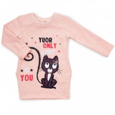 Плаття Breeze з котиком перевертишем (12658-98G-peach) Плаття Breeze з котиком перевертишем (12658-98G-peach)