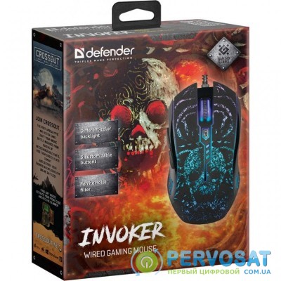 Мышка Defender Invoker GM-947 Black (52947)