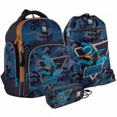 Рюкзак шкільний Kite Shark Attack 706 Набір (SET_K21-706S-1) Рюкзак шкільний Kite Shark Attack 706 Набір (SET_K21-706S-1)