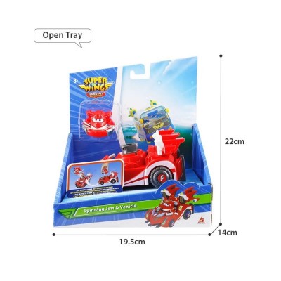 Ігровий набір Super Wings Spinning Vehicle Джетт (Jett) Ігровий набір Super Wings Spinning Vehicle Джетт (Jett)