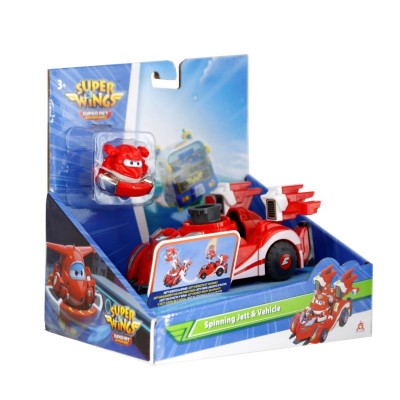 Ігровий набір Super Wings Spinning Vehicle Джетт (Jett) Ігровий набір Super Wings Spinning Vehicle Джетт (Jett)