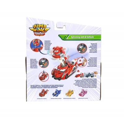 Ігровий набір Super Wings Spinning Vehicle Джетт (Jett) Ігровий набір Super Wings Spinning Vehicle Джетт (Jett)