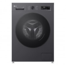Пральна машина LG фронтальна, 7кг, 1200, A, 44см, дисплей, пара, інвертор, чорний