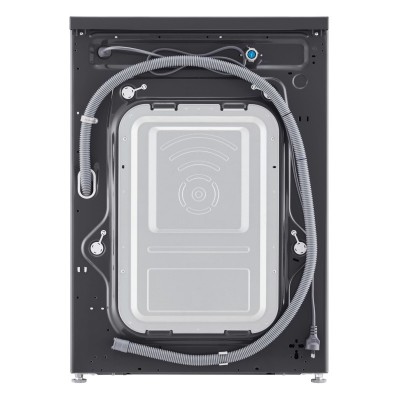 Пральна машина LG фронтальна, 7кг, 1200, A, 44см, дисплей, пара, інвертор, чорний