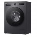 Пральна машина LG фронтальна, 7кг, 1200, A, 44см, дисплей, пара, інвертор, чорний