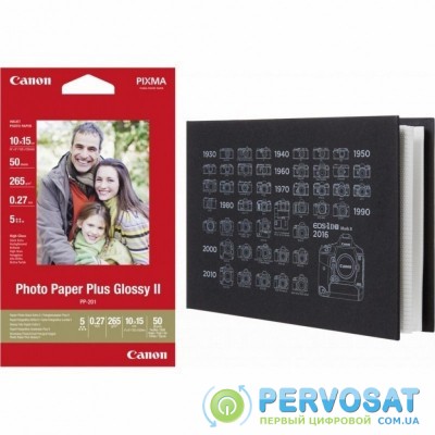 Бумага Canon 10x15 Photo Paper Glossy PP-201+ Foto album (2311B069AA)