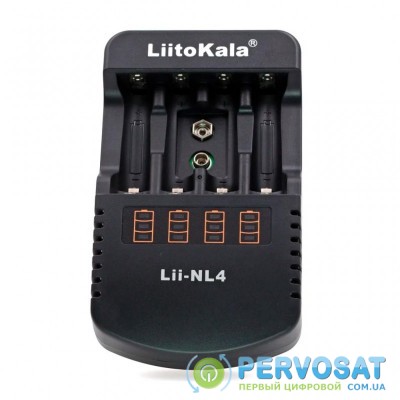 Зарядное устройство для аккумуляторов LiitoKala 4 Slots, LED, Li-ion/Ni-MH/Ni-Cd/AA/ААA/AAAA/С (Lii-NL4)