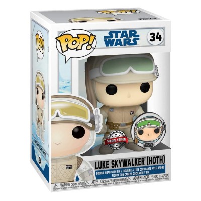 Фігурка Funko POP! Bobble Star Wars ATG Luke Skywalker w/Pin (Exc) 55483