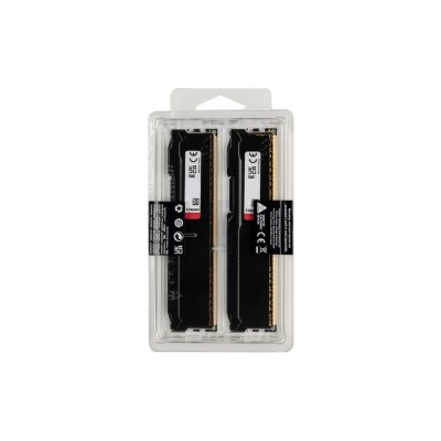 Пам'ять до ПК Kingston DDR3 1600 16GB KIT (8GBx2) FURY Beast Black