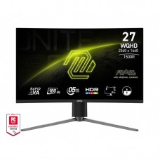 Монітор MSI 27" MAG 27CQ6PF 2xHDMI, DP, Audio, VA, 2560x1440, 180Hz, 0.5ms, sRGB 105%, CURVED, AdaptiveSync, HAS Монітор MSI 27" MAG 27CQ6PF 2xHDMI, DP, Audio, VA, 2560x1440, 180Hz, 0.5ms, sRGB 105%, CURVED, AdaptiveSync, HAS