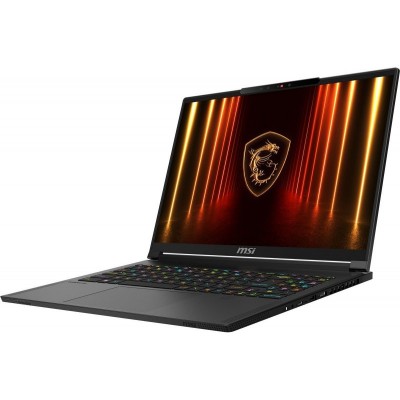 Ноутбук MSI Stealth A16 AI+ A3XWHG-067XUA 16" QHD+, AMD Ryzen AI 9 HX 370, 32GB, F1TB, NVD5070TI-12, DOS, чорний