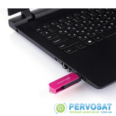 USB флеш накопитель eXceleram 16GB P2 Series Rose/Black USB 3.1 Gen 1 (EXP2U3ROB16)