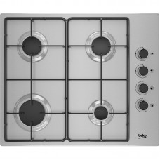 Варильна поверхня газова Beko HIGG64123SX - 60см/4 конф/емаль/газконтр/нерж. сталь Варильна поверхня газова Beko HIGG64123SX - 60см/4 конф/емаль/газконтр/нерж. сталь