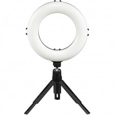 Трипод смартфону Hama Smart-80 V2,  кулястий, 9.5cм, Bluetooth, зі світлодіодним кільцем, чорний Трипод смартфону Hama Smart-80 V2,  кулястий, 9.5cм, Bluetooth, зі світлодіодним кільцем, чорний