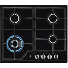 Варильна поверхня Electrolux газова, 60см, чавун, чорний