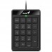 Клавіатура мембранна числова Genius NumPad-110, 19key, USB-A, чорний