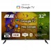 Телевізор 32" 2E LED FHD 60Hz Smart Google TV Black