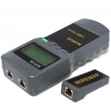 Тестер кабельний RJ-45 with cable break detection Merlion (SC8108) Тестер кабельний RJ-45 with cable break detection Merlion (SC8108)