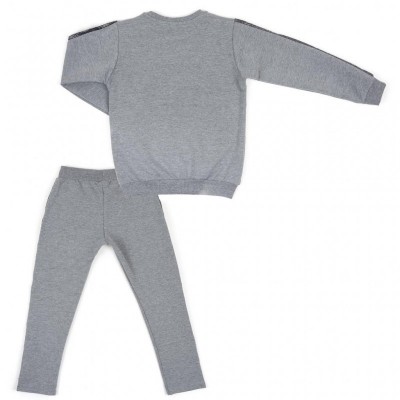 Набір дитячого одягу Breeze з срібними лампасами (12973-128G-gray)