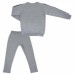 Набір дитячого одягу Breeze з срібними лампасами (12973-128G-gray)