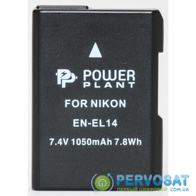 Аккумулятор к фото/видео PowerPlant Nikon EN-EL14 Chip (D3100, D3200, D5100) (DV00DV1290)