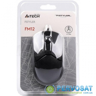 Мышка A4tech FM12 Black