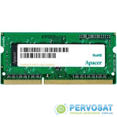 Пам'ять для ноутбука Apacer DDR3 1333 2GB 1.5V BULK