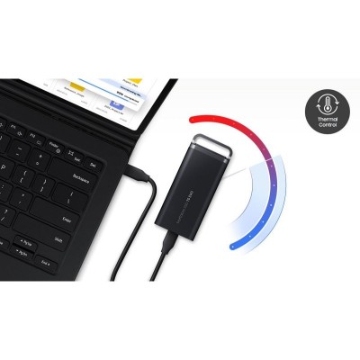 Портативний SSD Samsung 4TB USB 3.2 Gen 1 Type-C T5EVO Shield