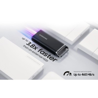 Портативний SSD Samsung 4TB USB 3.2 Gen 1 Type-C T5EVO Shield