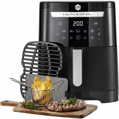 Мультипіч OBH Nordica EasyFry&Grill XXL, 1830Вт, чаша-6.5л, сенсорне керув., від 40°C до 200°C, пластик, чорний