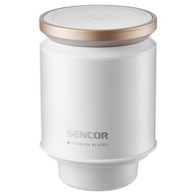 Подрібнювач Sencor, 800 Вт, 6 лез, чаша-3 л., скло, білий Подрібнювач Sencor, 800 Вт, 6 лез, чаша-3 л., скло, білий