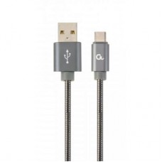 Дата кабель USB 2.0 AM to Type-C 2.0m Cablexpert (CC-USB2S-AMCM-2M-BG) Дата кабель USB 2.0 AM to Type-C 2.0m Cablexpert (CC-USB2S-AMCM-2M-BG)