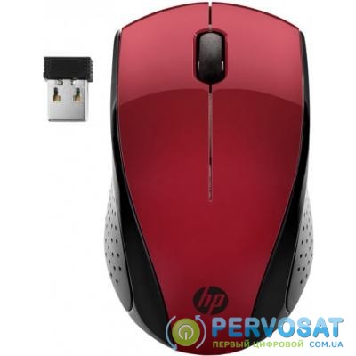 Мышка HP 220 Red (7KX10AA)