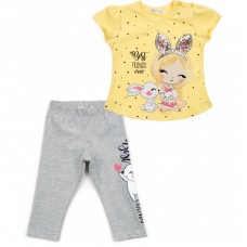 Набір дитячого одягу Breeze "BEST FRIENDS EVER" (14100-86G-yellow) Набір дитячого одягу Breeze "BEST FRIENDS EVER" (14100-86G-yellow)