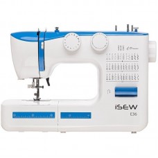 Швейна машина iSEW E36, електромех., 62Вт, 36 шв.оп., петля напівавтомат, білий+синій