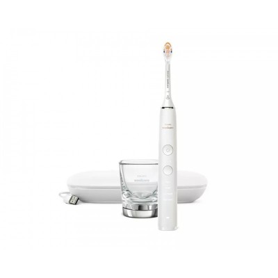 Щітка зубна електр. Philips, Sonicare DiamondClean 9000 Series, 62т. колив/хв, насадок-1, футляр, Bluetooth, білий