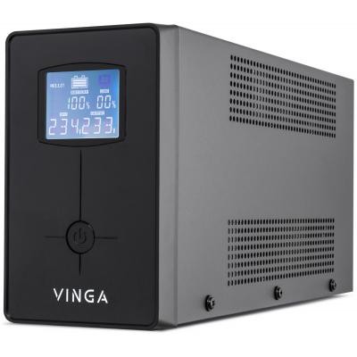 Источник бесперебойного питания Vinga LCD 600VA metal case (VPC-600M)