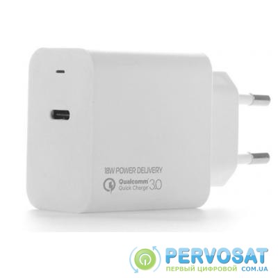 Зарядное устройство ColorWay Power Delivery Port USB Type-C (18W) (Сетевое зарядное устройство Colorway Pow)