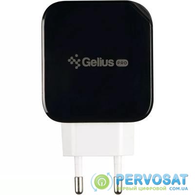 Зарядное устройство Gelius Pro Voltag QC GP-HC07 2USB 2A +Type-C Black/White (00000076359)