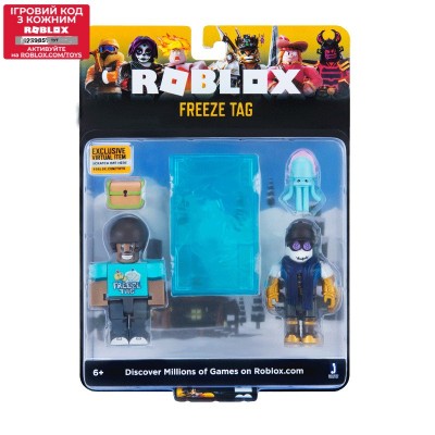 Roblox Игровая коллекционная фигурка Game Packs Freeze Tag W4, набор 2 шт.