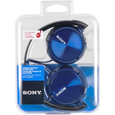 Наушники SONY MDR-ZX310 Blue (MDRZX310L.AE)