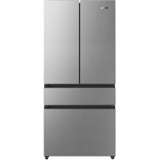 Холодильник SBS Gorenje NRM8181UX, франц.дверцята, 182x80x71см, 2 дв., Х- 299л, М- 122л, A+, NF, Інвертор, Дисплей, Сірий Холодильник SBS Gorenje NRM8181UX, франц.дверцята, 182x80x71см, 2 дв., Х- 299л, М- 122л, A+, NF, Інвертор, Дисплей, Сірий