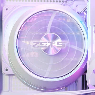 Процесорний кулер Zalman ZET5, ARGB LGA 1851, 1700, 1200, 115x, AM5, AM4, 4pin PWM, 3pin+5VARGB, TDP200W, білий Процесорний кулер Zalman ZET5, ARGB LGA 1851, 1700, 1200, 115x, AM5, AM4, 4pin PWM, 3pin+5VARGB, TDP200W, білий