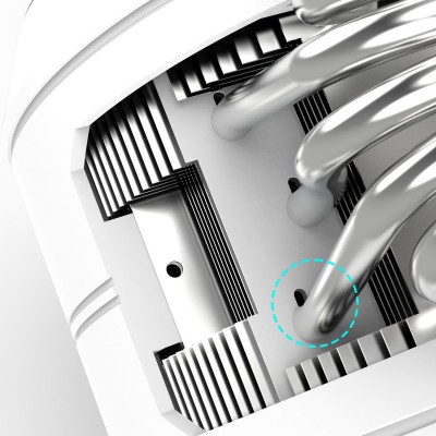 Процесорний кулер Zalman ZET5, ARGB LGA 1851, 1700, 1200, 115x, AM5, AM4, 4pin PWM, 3pin+5VARGB, TDP200W, білий Процесорний кулер Zalman ZET5, ARGB LGA 1851, 1700, 1200, 115x, AM5, AM4, 4pin PWM, 3pin+5VARGB, TDP200W, білий