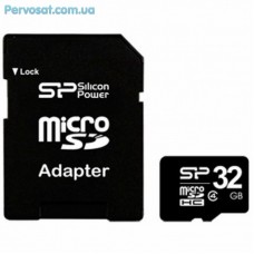 Карта пам'яті Silicon Power 32Gb microSDHC class 4 (SP032GBSTH004V10-SP) Карта пам'яті Silicon Power 32Gb microSDHC class 4 (SP032GBSTH004V10-SP)