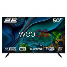 Телевізор 50" 2E LED 4K 60Hz Smart WebOS Black Телевізор 50" 2E LED 4K 60Hz Smart WebOS Black