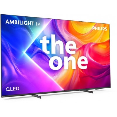 Телевізор 75" Philips QLED 4K 144Hz Smart Titan OS Black Ambilight
