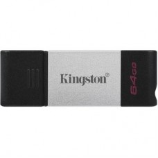 USB флеш накопичувач Kingston 64GB DataTraveler 80 USB 3.2/Type-C (DT80/64GB) USB флеш накопичувач Kingston 64GB DataTraveler 80 USB 3.2/Type-C (DT80/64GB)